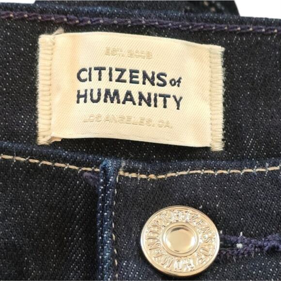 Citizens of Humanity y2k Paloma Wide Leg Baggy Jeans in Devine Dark Wash Size 33 - Picture 8 of 16